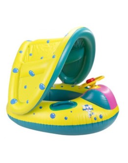 Надуваем бебешки пояс със сенник и волан